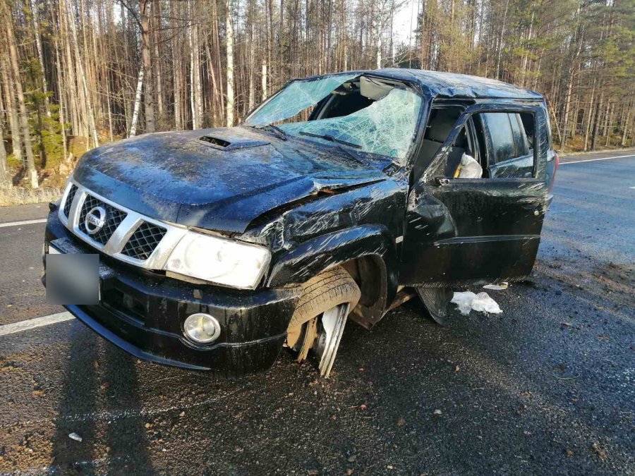 В ДТП в Холмогорском районе пострадал водитель и пассажир